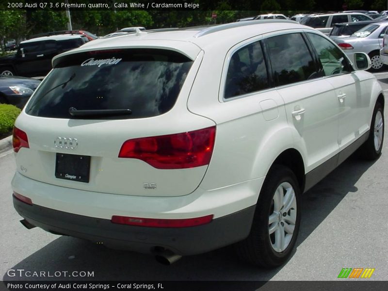 Calla White / Cardamom Beige 2008 Audi Q7 3.6 Premium quattro