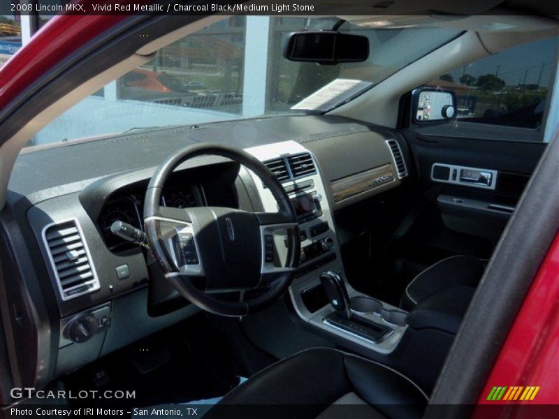 Vivid Red Metallic / Charcoal Black/Medium Light Stone 2008 Lincoln MKX