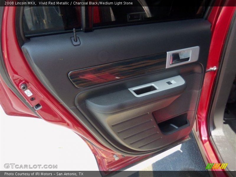 Vivid Red Metallic / Charcoal Black/Medium Light Stone 2008 Lincoln MKX