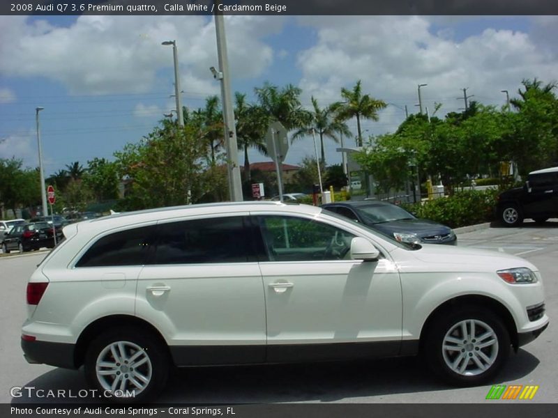 Calla White / Cardamom Beige 2008 Audi Q7 3.6 Premium quattro