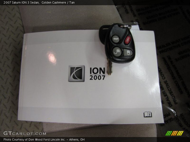 Golden Cashmere / Tan 2007 Saturn ION 3 Sedan