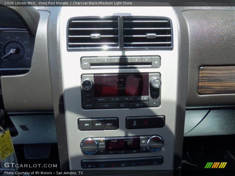 Vivid Red Metallic / Charcoal Black/Medium Light Stone 2008 Lincoln MKX