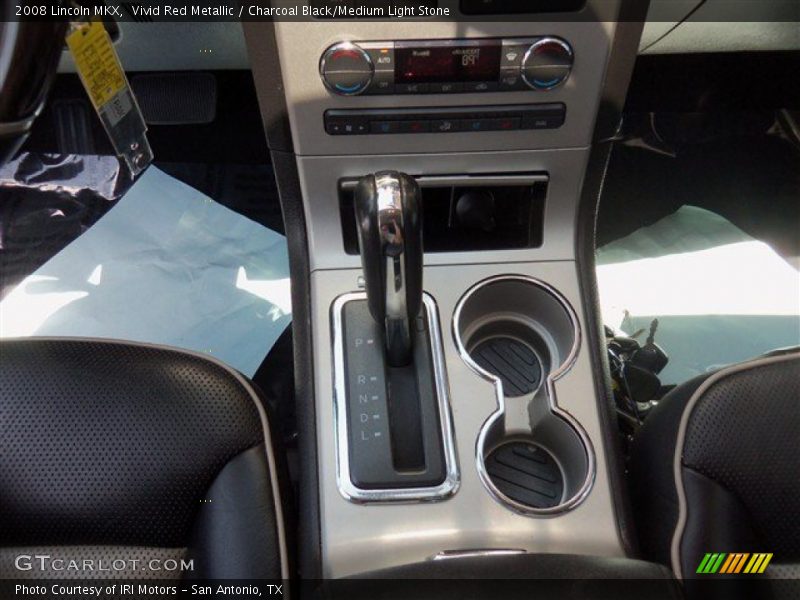 Vivid Red Metallic / Charcoal Black/Medium Light Stone 2008 Lincoln MKX