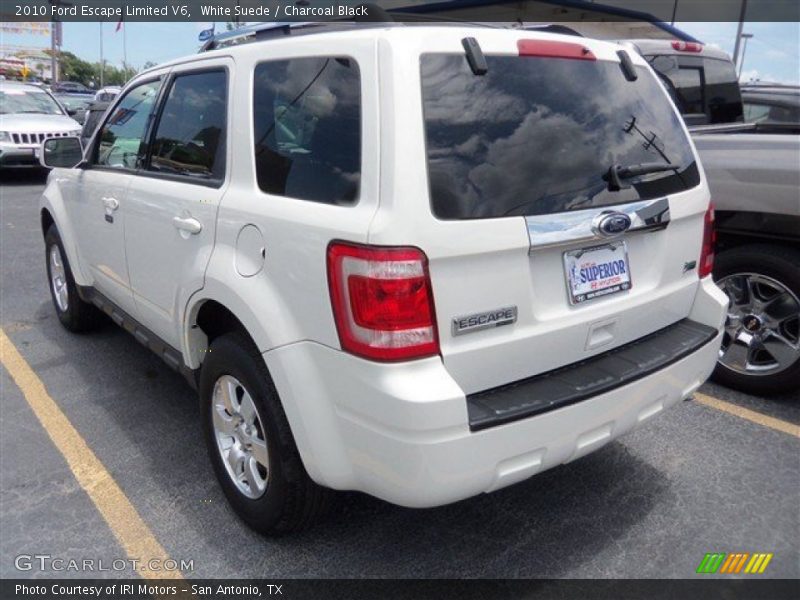 White Suede / Charcoal Black 2010 Ford Escape Limited V6