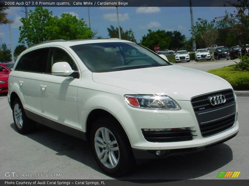 Calla White / Cardamom Beige 2008 Audi Q7 3.6 Premium quattro