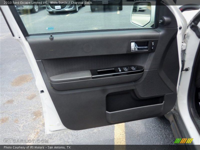 White Suede / Charcoal Black 2010 Ford Escape Limited V6
