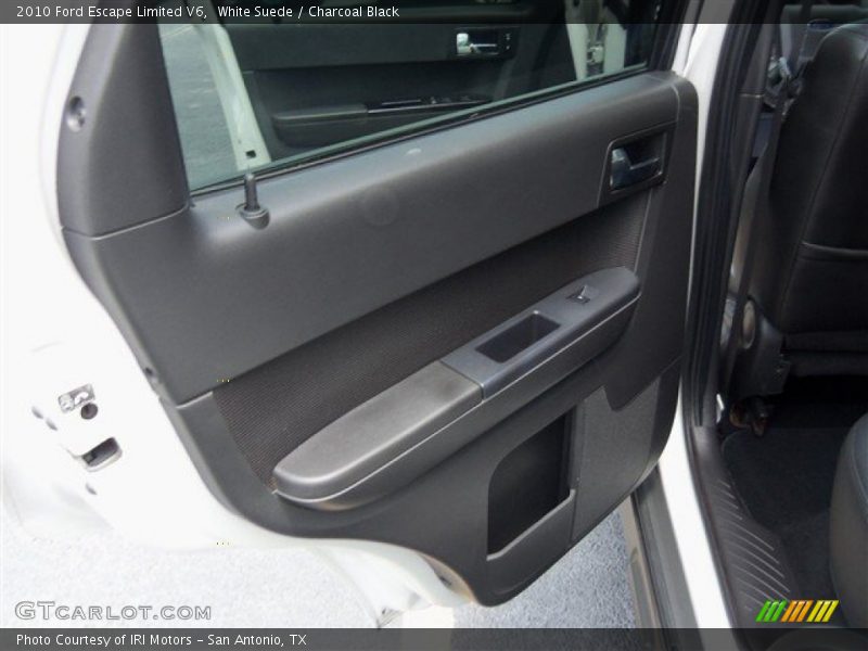 White Suede / Charcoal Black 2010 Ford Escape Limited V6