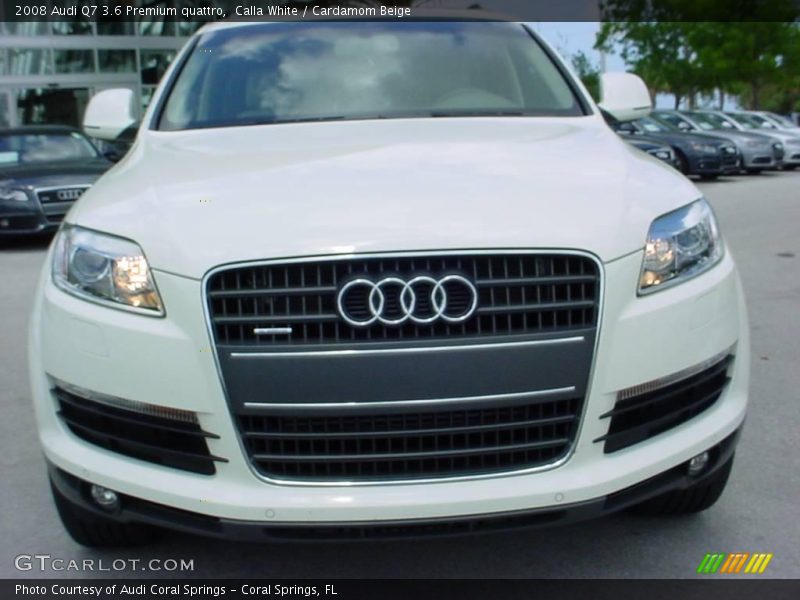 Calla White / Cardamom Beige 2008 Audi Q7 3.6 Premium quattro
