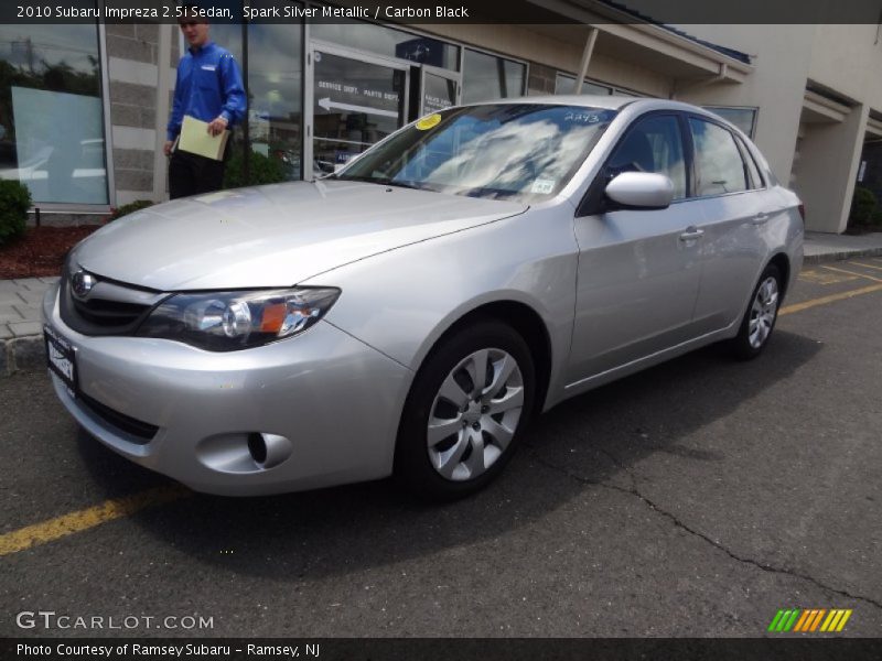 Spark Silver Metallic / Carbon Black 2010 Subaru Impreza 2.5i Sedan