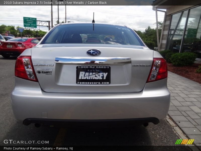 Spark Silver Metallic / Carbon Black 2010 Subaru Impreza 2.5i Sedan