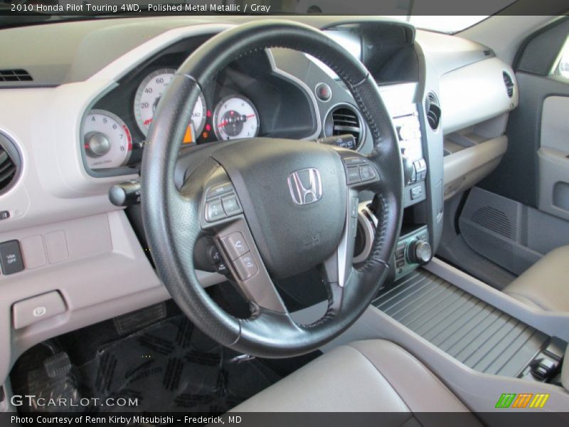 Polished Metal Metallic / Gray 2010 Honda Pilot Touring 4WD