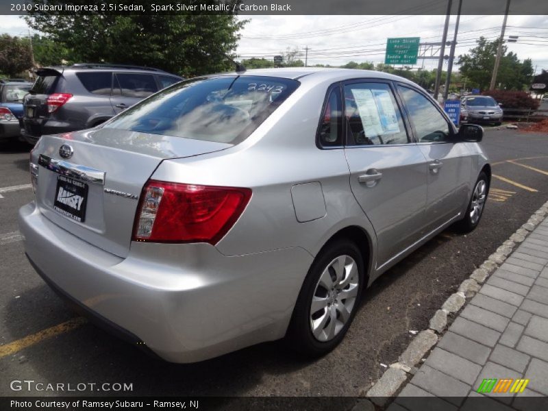 Spark Silver Metallic / Carbon Black 2010 Subaru Impreza 2.5i Sedan