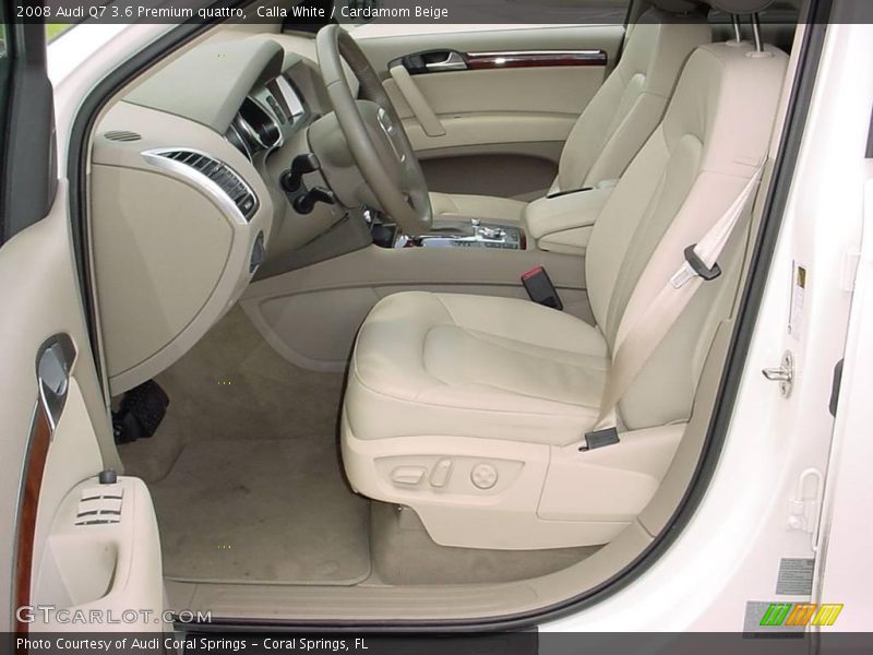 Calla White / Cardamom Beige 2008 Audi Q7 3.6 Premium quattro