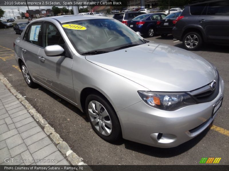 Spark Silver Metallic / Carbon Black 2010 Subaru Impreza 2.5i Sedan