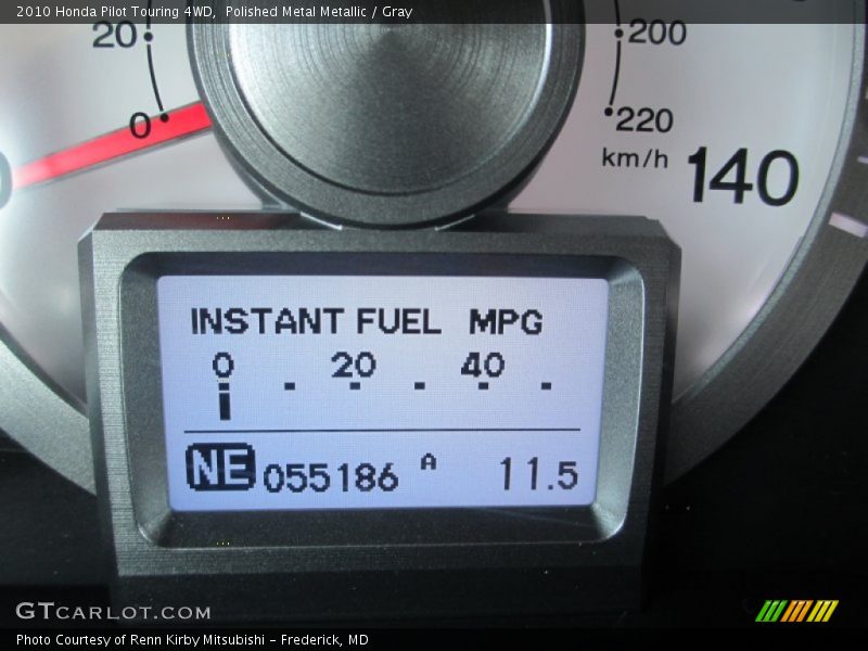 Polished Metal Metallic / Gray 2010 Honda Pilot Touring 4WD