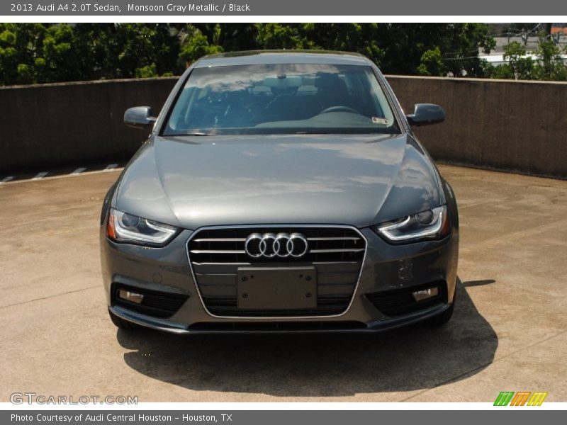 Monsoon Gray Metallic / Black 2013 Audi A4 2.0T Sedan