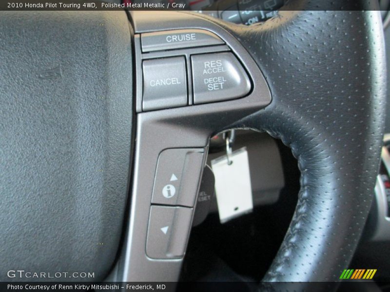 Polished Metal Metallic / Gray 2010 Honda Pilot Touring 4WD