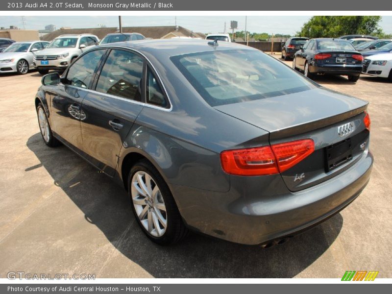 Monsoon Gray Metallic / Black 2013 Audi A4 2.0T Sedan