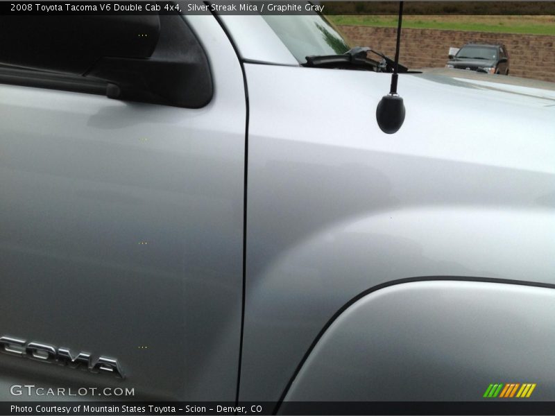 Silver Streak Mica / Graphite Gray 2008 Toyota Tacoma V6 Double Cab 4x4
