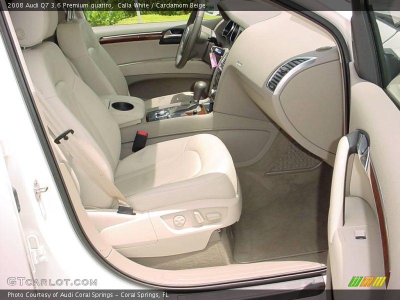 Calla White / Cardamom Beige 2008 Audi Q7 3.6 Premium quattro