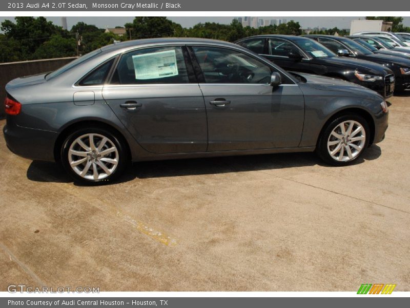 Monsoon Gray Metallic / Black 2013 Audi A4 2.0T Sedan