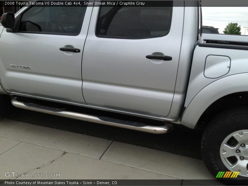 Silver Streak Mica / Graphite Gray 2008 Toyota Tacoma V6 Double Cab 4x4