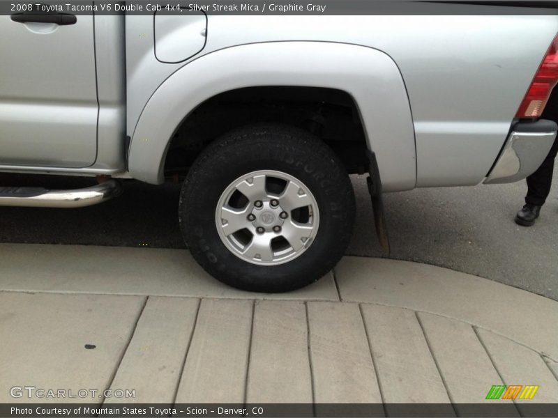 Silver Streak Mica / Graphite Gray 2008 Toyota Tacoma V6 Double Cab 4x4