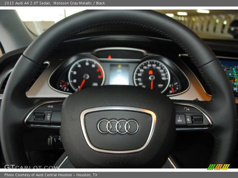 Monsoon Gray Metallic / Black 2013 Audi A4 2.0T Sedan