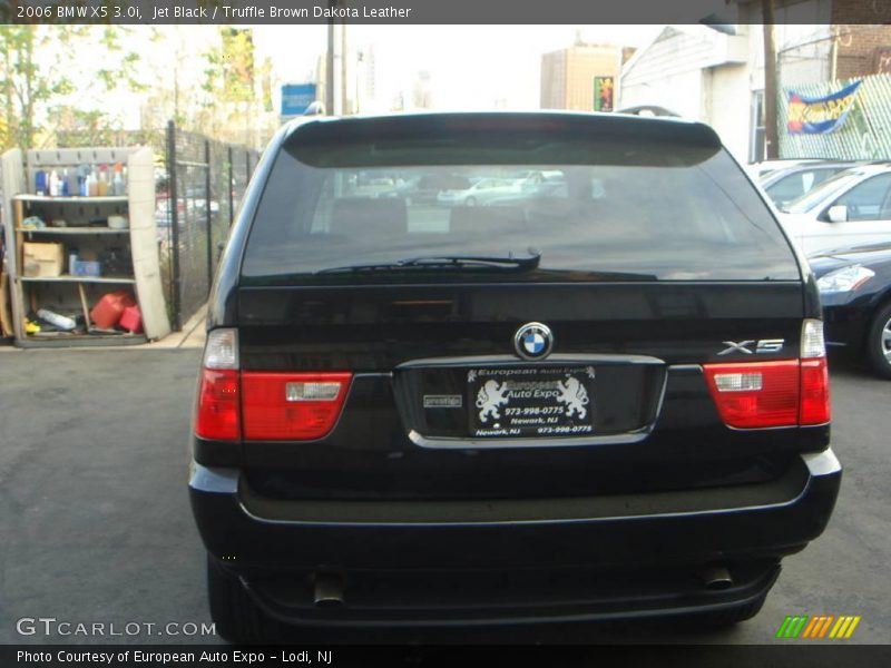 Jet Black / Truffle Brown Dakota Leather 2006 BMW X5 3.0i