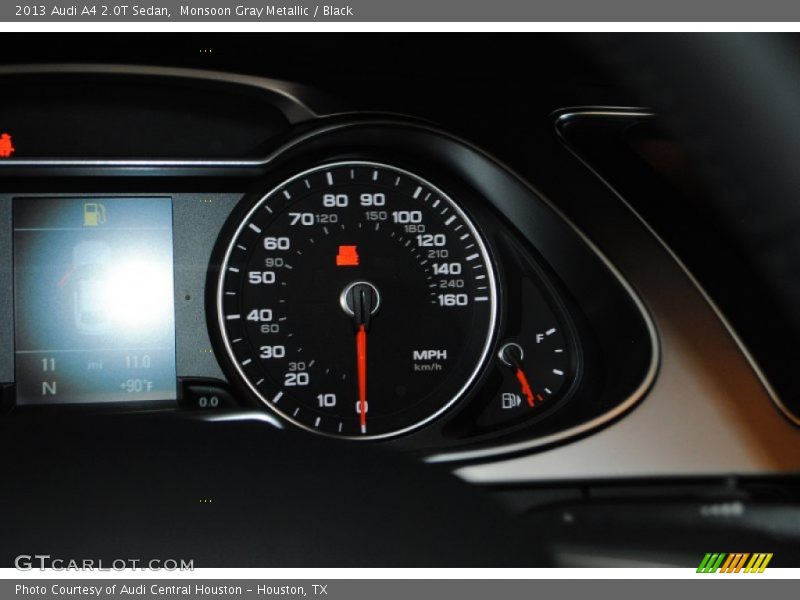 Monsoon Gray Metallic / Black 2013 Audi A4 2.0T Sedan