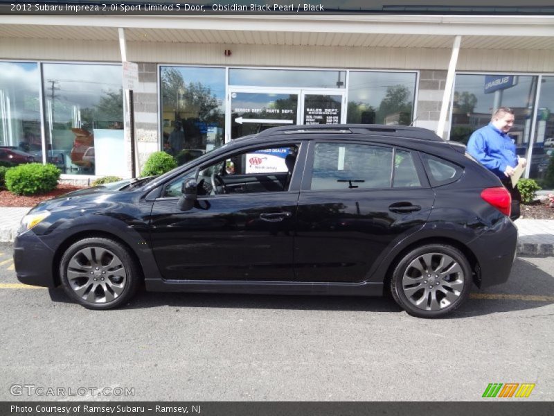 Obsidian Black Pearl / Black 2012 Subaru Impreza 2.0i Sport Limited 5 Door