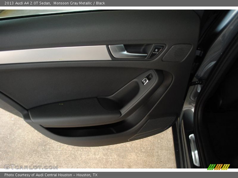Monsoon Gray Metallic / Black 2013 Audi A4 2.0T Sedan