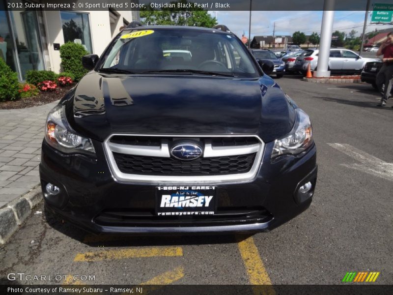 Obsidian Black Pearl / Black 2012 Subaru Impreza 2.0i Sport Limited 5 Door