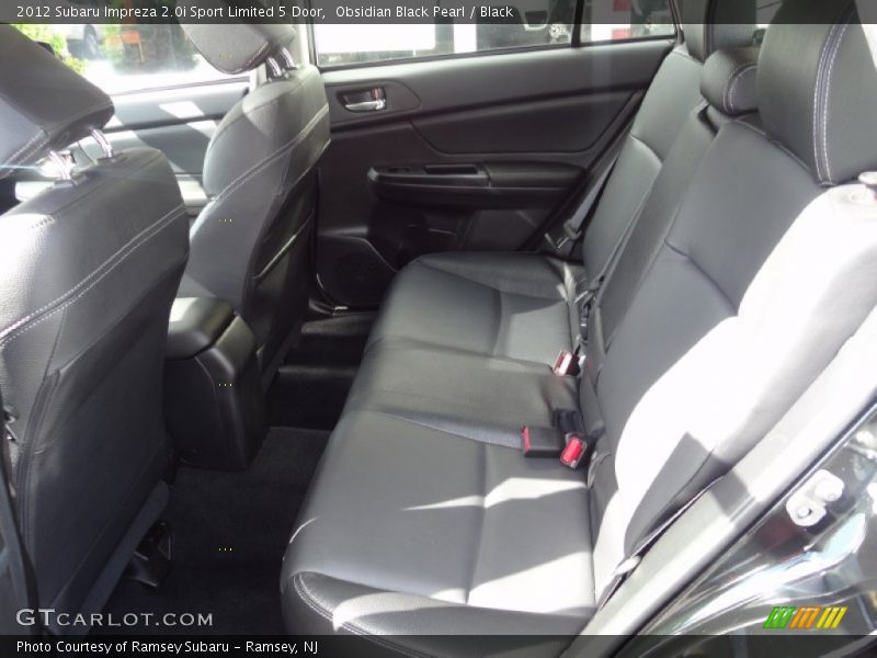 Rear Seat of 2012 Impreza 2.0i Sport Limited 5 Door