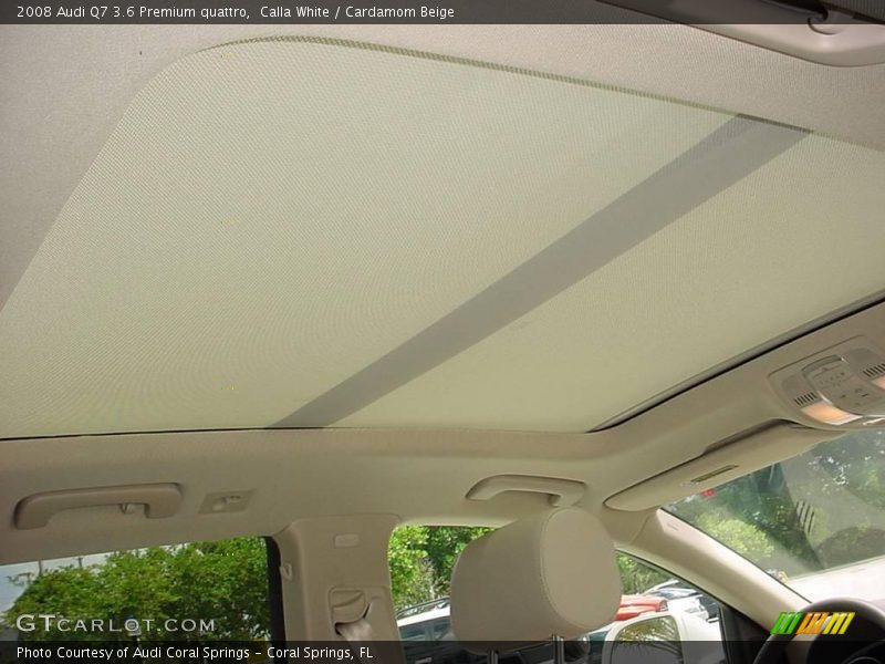 Calla White / Cardamom Beige 2008 Audi Q7 3.6 Premium quattro
