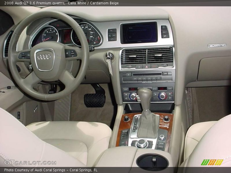 Calla White / Cardamom Beige 2008 Audi Q7 3.6 Premium quattro