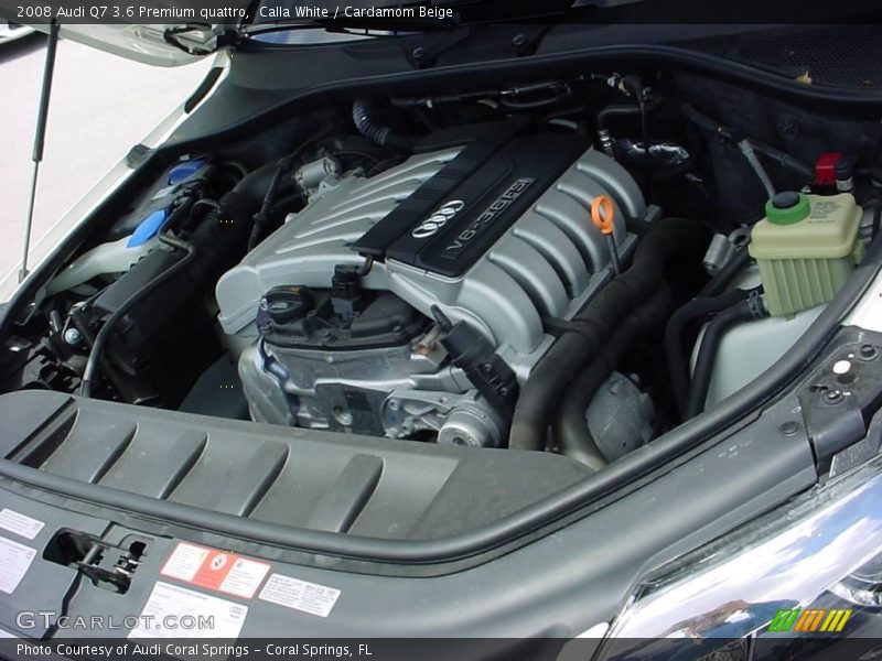 Calla White / Cardamom Beige 2008 Audi Q7 3.6 Premium quattro