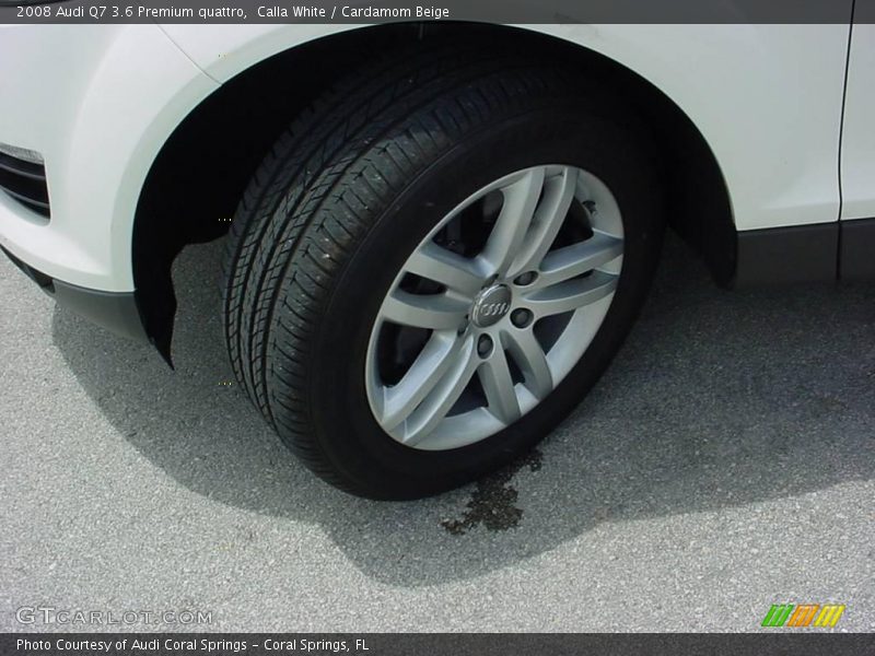 Calla White / Cardamom Beige 2008 Audi Q7 3.6 Premium quattro