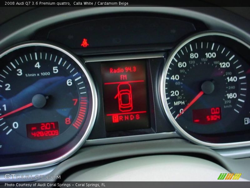 Calla White / Cardamom Beige 2008 Audi Q7 3.6 Premium quattro