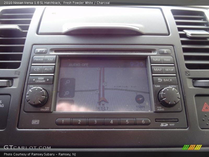 Fresh Powder White / Charcoal 2010 Nissan Versa 1.8 SL Hatchback