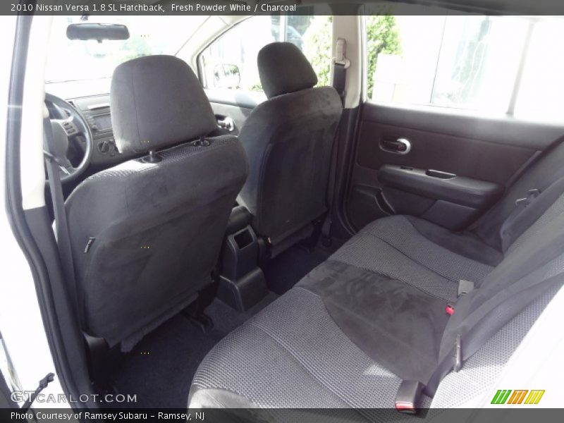 Fresh Powder White / Charcoal 2010 Nissan Versa 1.8 SL Hatchback
