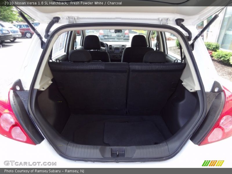 Fresh Powder White / Charcoal 2010 Nissan Versa 1.8 SL Hatchback