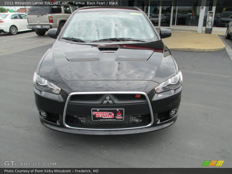 Tarmac Black Pearl / Black 2013 Mitsubishi Lancer RALLIART AWC