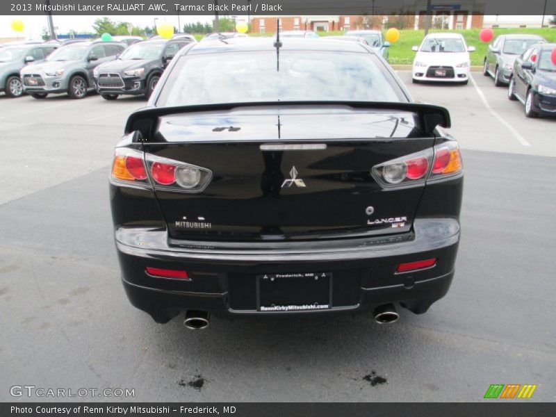 Tarmac Black Pearl / Black 2013 Mitsubishi Lancer RALLIART AWC