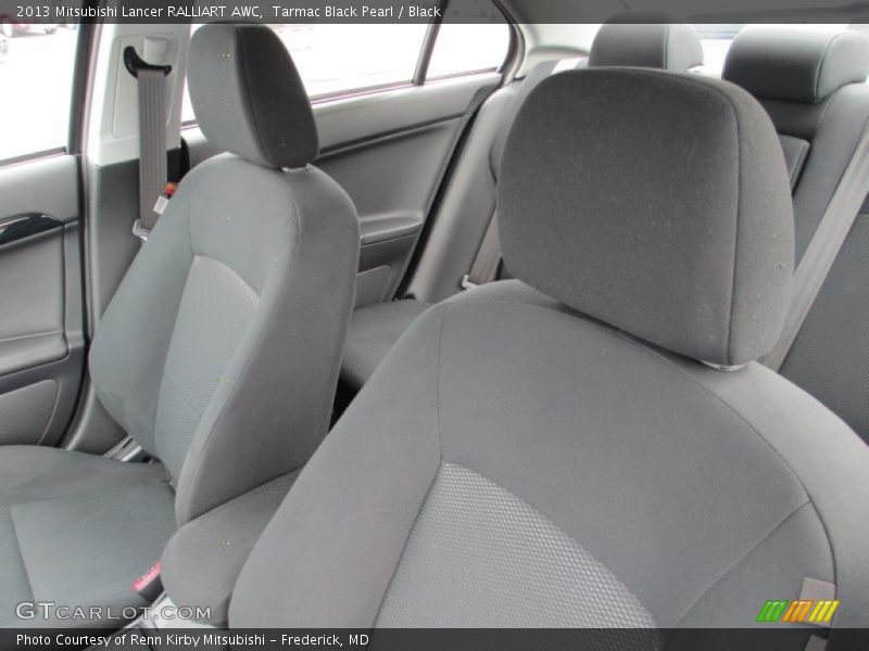 Tarmac Black Pearl / Black 2013 Mitsubishi Lancer RALLIART AWC