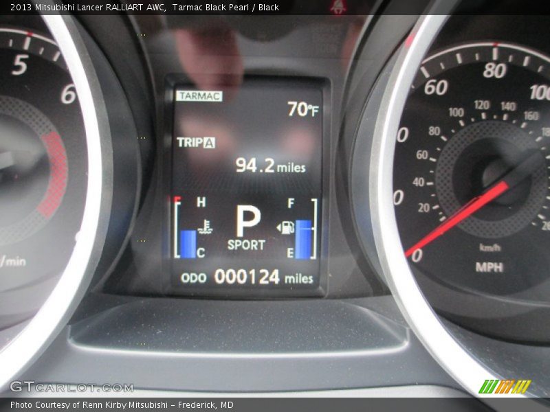 Tarmac Black Pearl / Black 2013 Mitsubishi Lancer RALLIART AWC