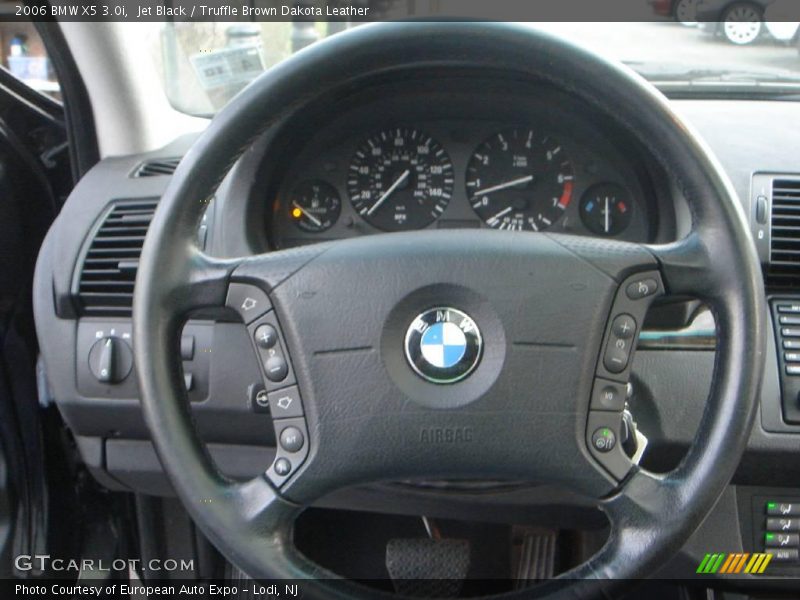 Jet Black / Truffle Brown Dakota Leather 2006 BMW X5 3.0i