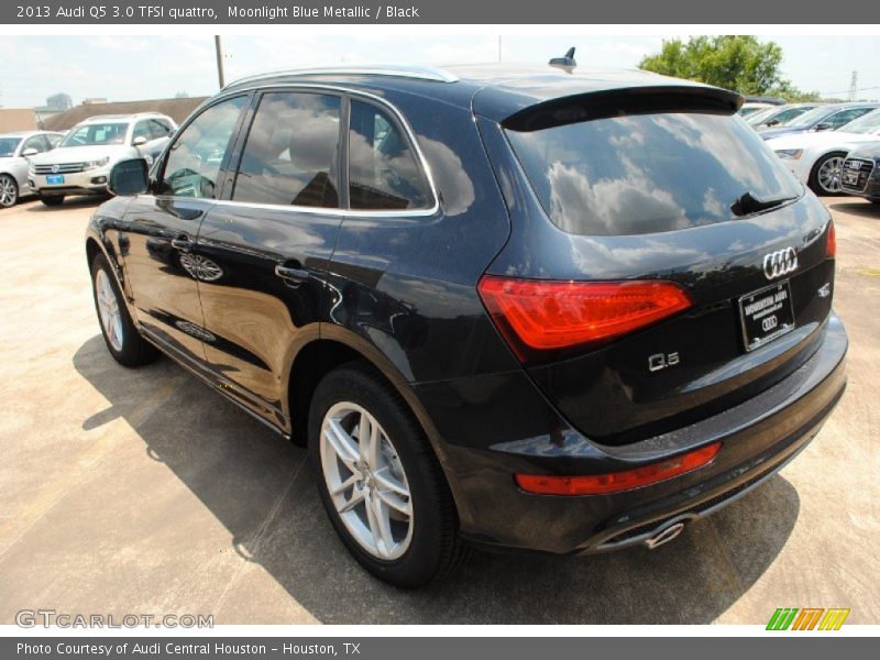 Moonlight Blue Metallic / Black 2013 Audi Q5 3.0 TFSI quattro