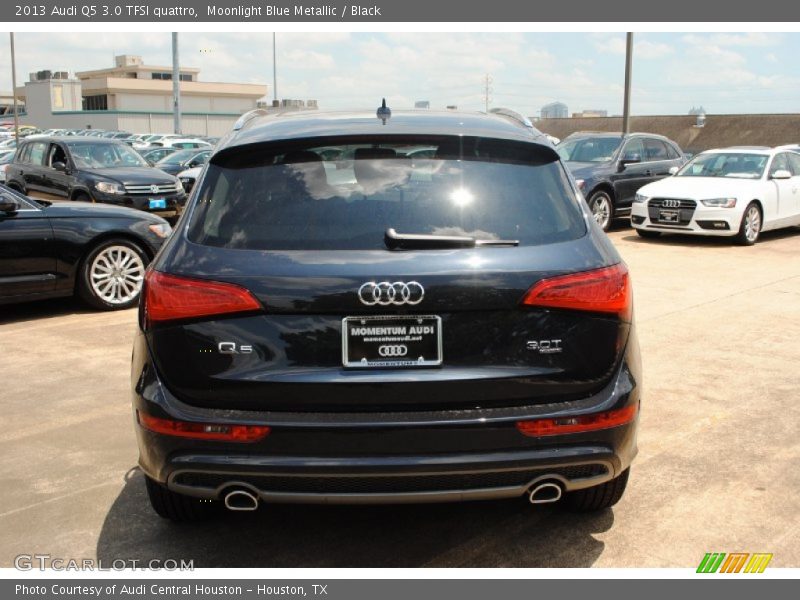 Moonlight Blue Metallic / Black 2013 Audi Q5 3.0 TFSI quattro