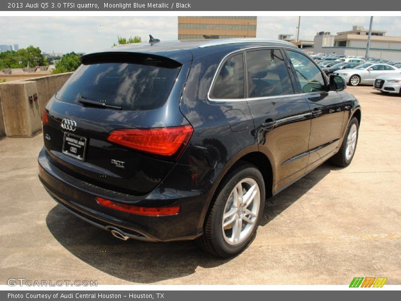 Moonlight Blue Metallic / Black 2013 Audi Q5 3.0 TFSI quattro